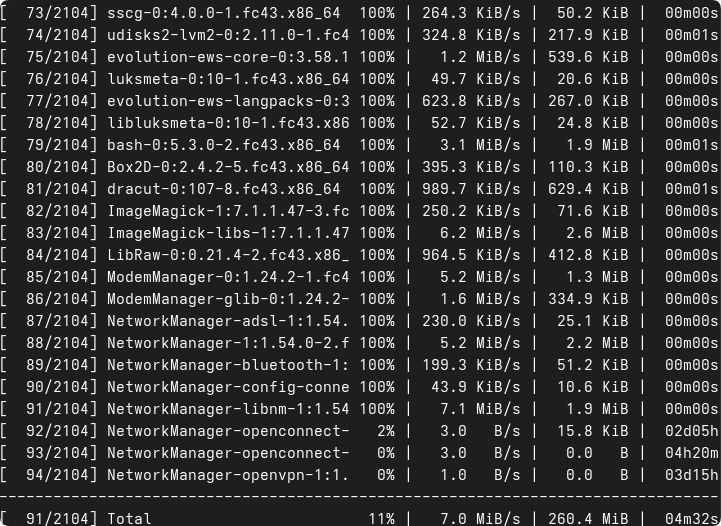 Fedora 42 升级到 Fedora 43 的两种升级方法-IT技术、软件8
